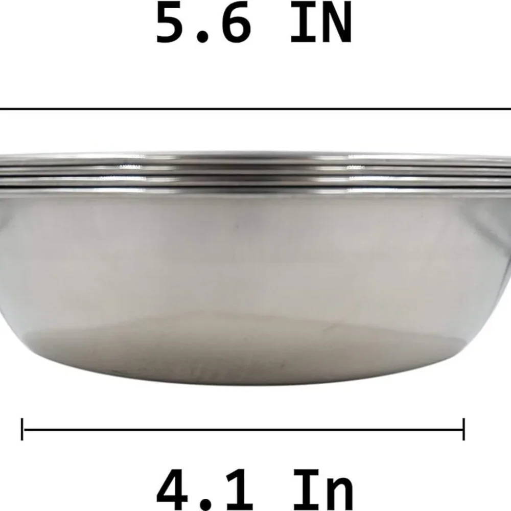6 Pack Stainless Steel Bowls